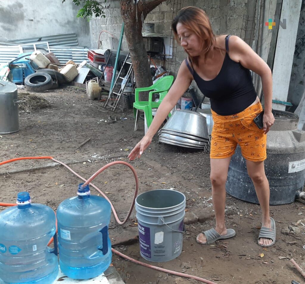 Falta de agua en Veracruz